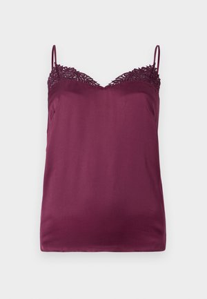 TWINSET WOVEN TOP - Tops - bordeaux