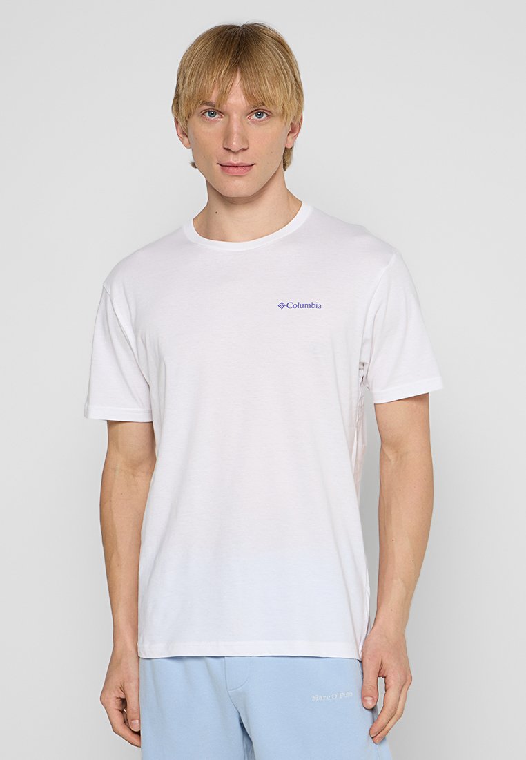 Columbia T-shirt print wit