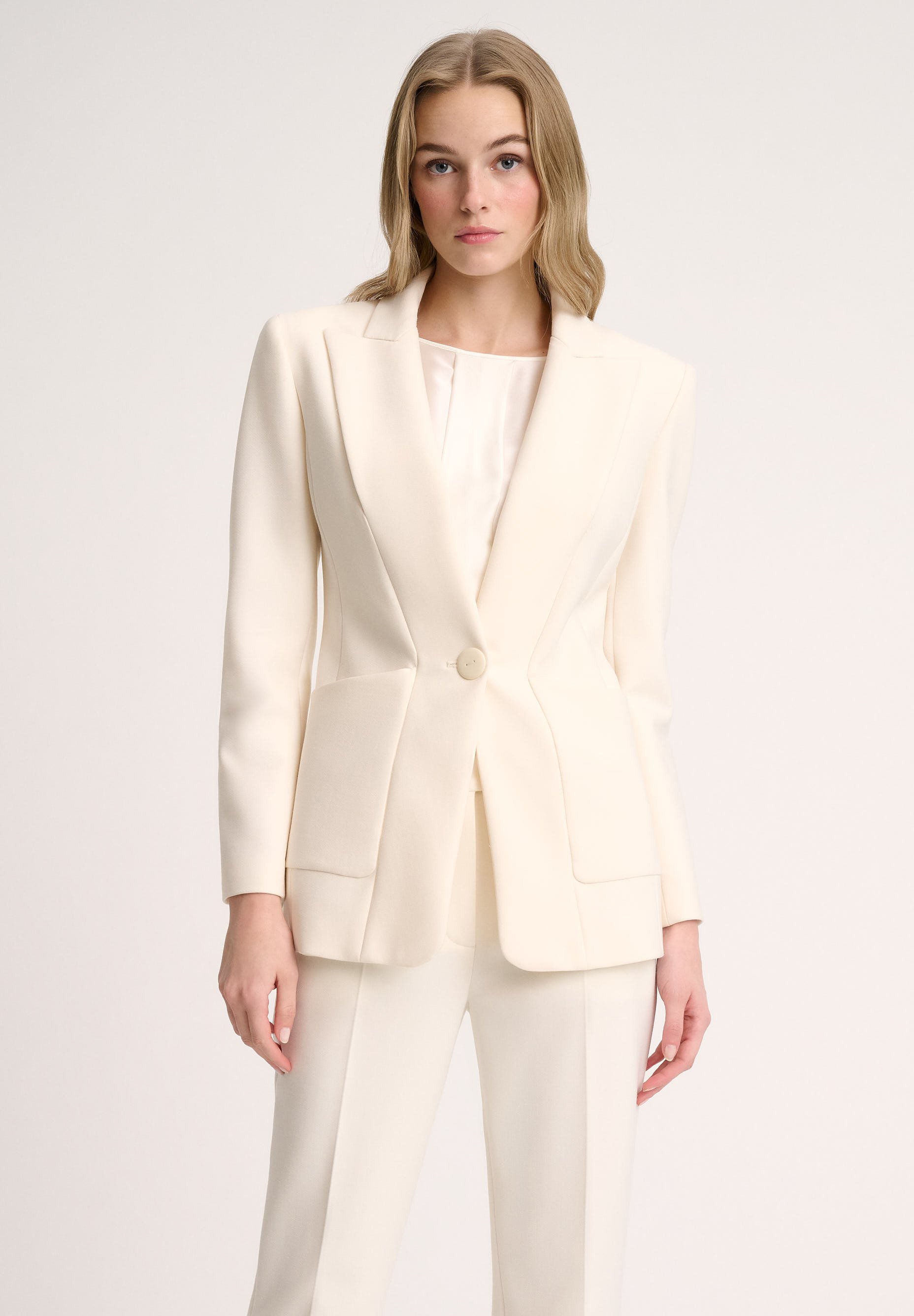 Veste Blazer Vintage Luisa Spagnoli - Laine Oversize Rouge Taille XS (Occasion Très Bon État)