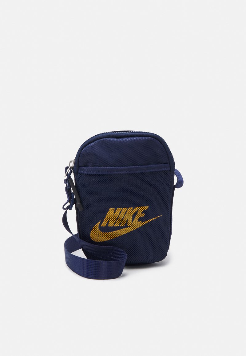 Nike Sportswear HERITAGE UNISEX - Mala a tiracolo - midnight navy/midnight navy/pollen