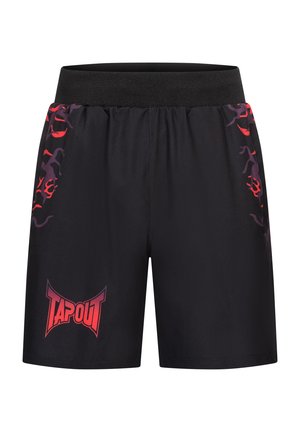 Tapout NORMALE PASSFORM - Shorts - black red aubergine