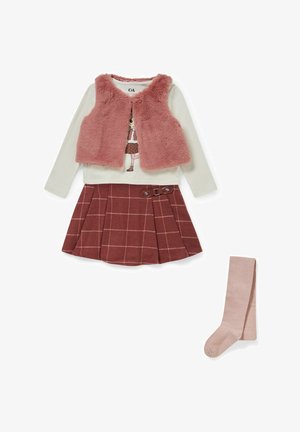 SET - Waistcoat - dark rose
