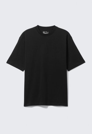 Weekday, RELAXED - T-shirt basic - black