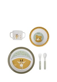 Sterntaler Geschirrset Bauernhof - Eckiges Kinder Geschirr Mit Hund Motiv Für Jungen & Mädchen