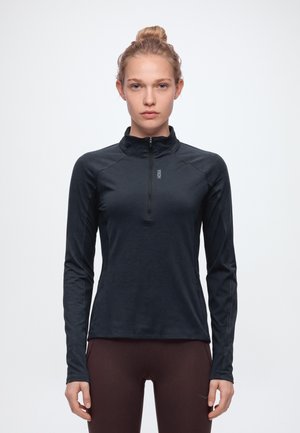 HOKA, SKYFORM HALF ZIP - Суитшърт с цип - black htr