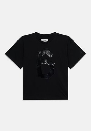 UNISEX - Nyomott mintás póló - black