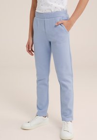 WE Fashion Tygbyxor - blue