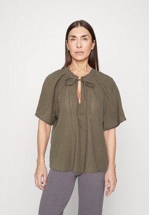 edc by Esprit BLOUSE - Blúzka - khaki green