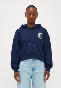 GAP Petite ABBREV HOOD - Mikina - navy