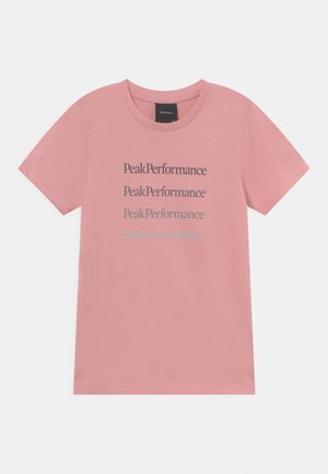 GROUND TEE UNNISEX - Printtipaita - warm blush