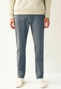 Next - STRAIGHT FIT STRETCH - Chino - blue Miniaturebillede 1