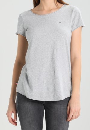T-shirt basique - mottled light grey