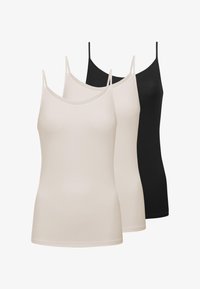 Unselected, beige schwarz