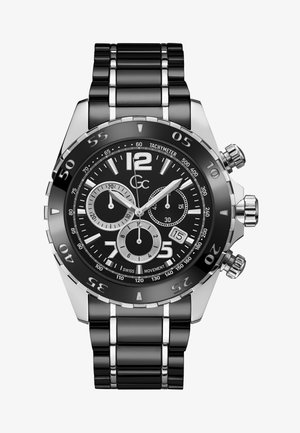 Gc Watches GC SPORTRACER - Ura kronograf - black/silver-coloured
