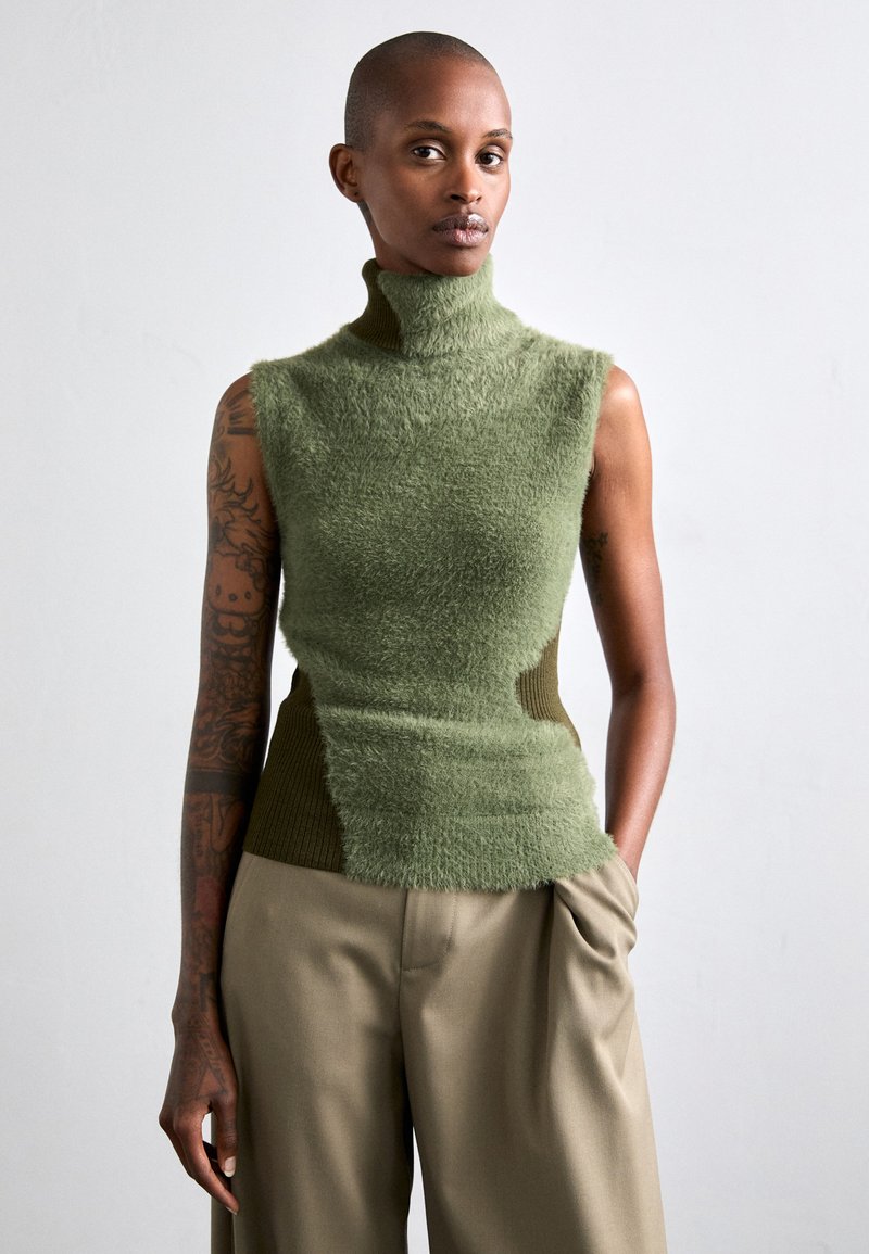 MM6 Maison Margiela TOP - Maglione - sage
