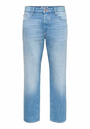 NORMAL GESCHNITTEN ONSEDGE MID RISE - Tiesaus kirpimo džinsai - medium blue denim