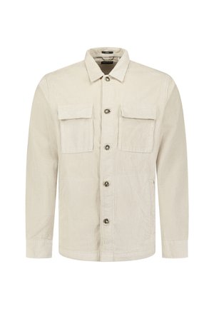 NO EXCESS, CORDUROY OVERSHIRT - Overhemd - stone