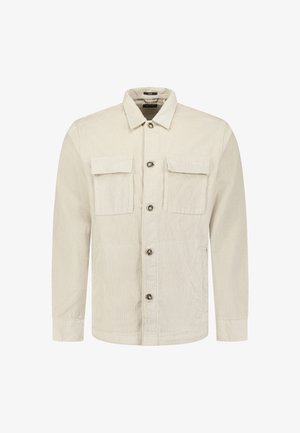 NO EXCESS, CORDUROY OVERSHIRT - Overhemd - stone