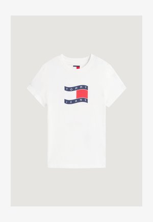 Tommy Jeans, DW0DW22781 - T-Shirt print - sour cream