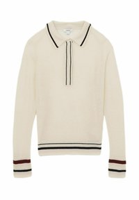 Reiss REGULAR FIT - CECERE TIPPED - Långärmad tröja - neutral