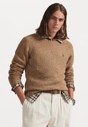 MARLED WOOL-BLEND SWEATER
 - Maglione - camel marl