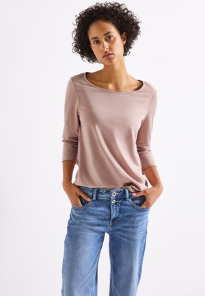 MIT U-BOOT-AUSSCHNITT - Langarmshirt - rosa