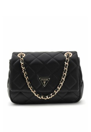 Guess, JULIET MINI FLAP BAG - Bolso de mano - black