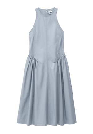 & OTHER STORIES, & OTHER STORIES FLARED MIDI DRESS - Robe de jour - light grey