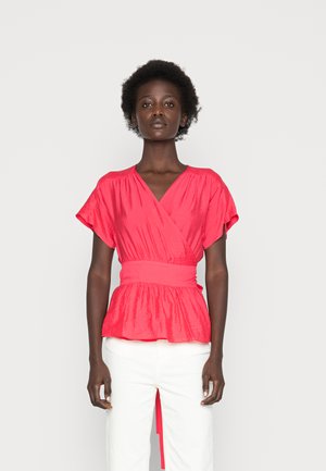 RORY WRAP TOP - Blouse - pink