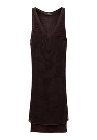 Abito in maglia - bordeaux