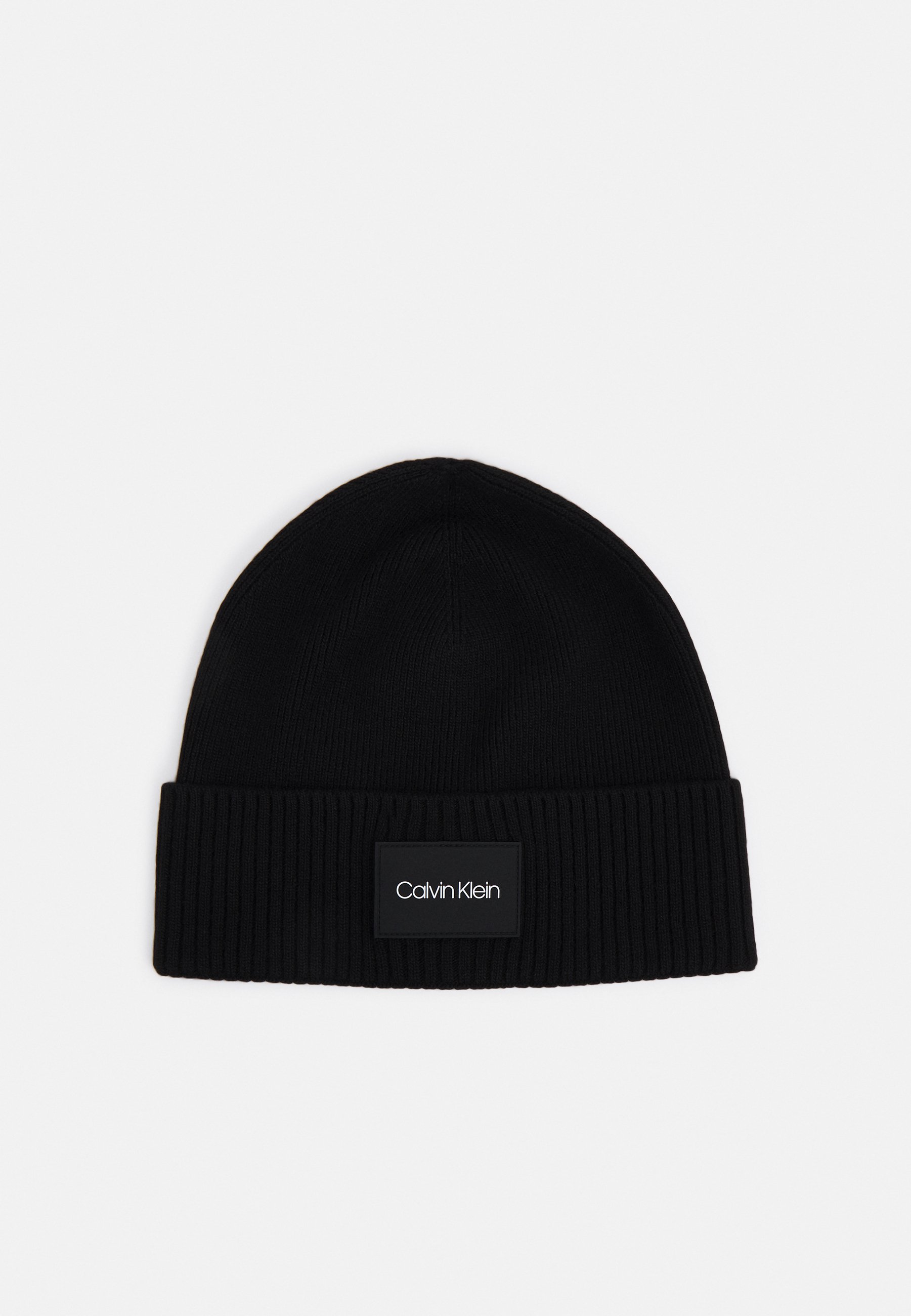 Calvin Klein PATCH BEANIE UNISEX - Berretto - black/nero - Zalando.it