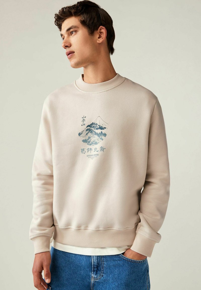 Next CREW NECK - Bluză de molton - neutral
