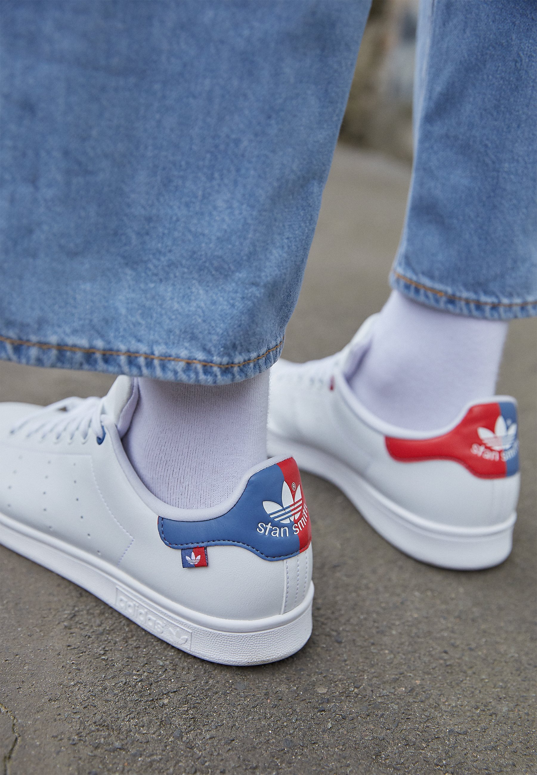 adidas stan smith blau weiß