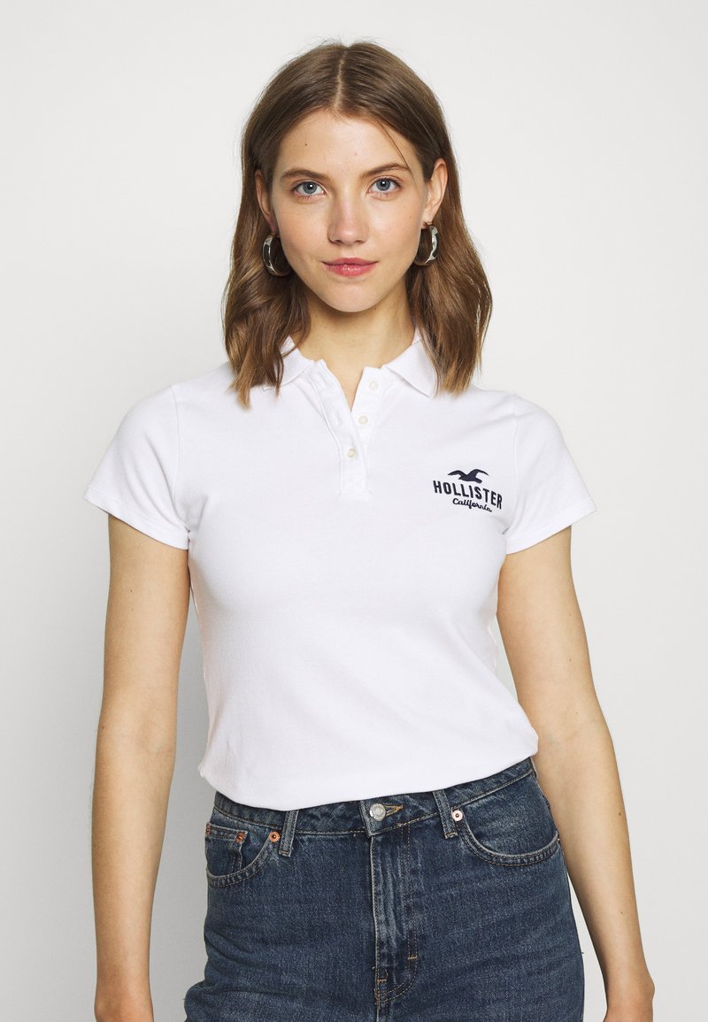 Hollister Co. CORE LOGO Polo shirt white Zalando.co.uk