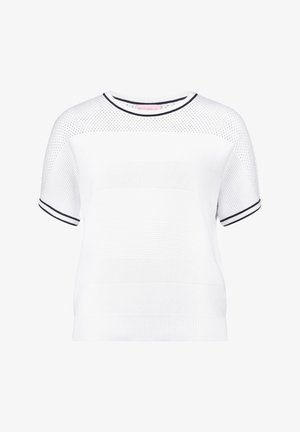 Betty Barclay, T-shirts print - patch white dark blue
