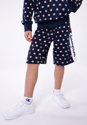 Champion ICONS BERMUDA - Pantalon de survêtement - dark blue/white