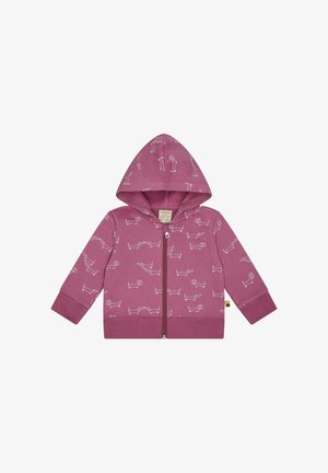 loud + proud, MIT KAPUZE - Sweatjacke - grape