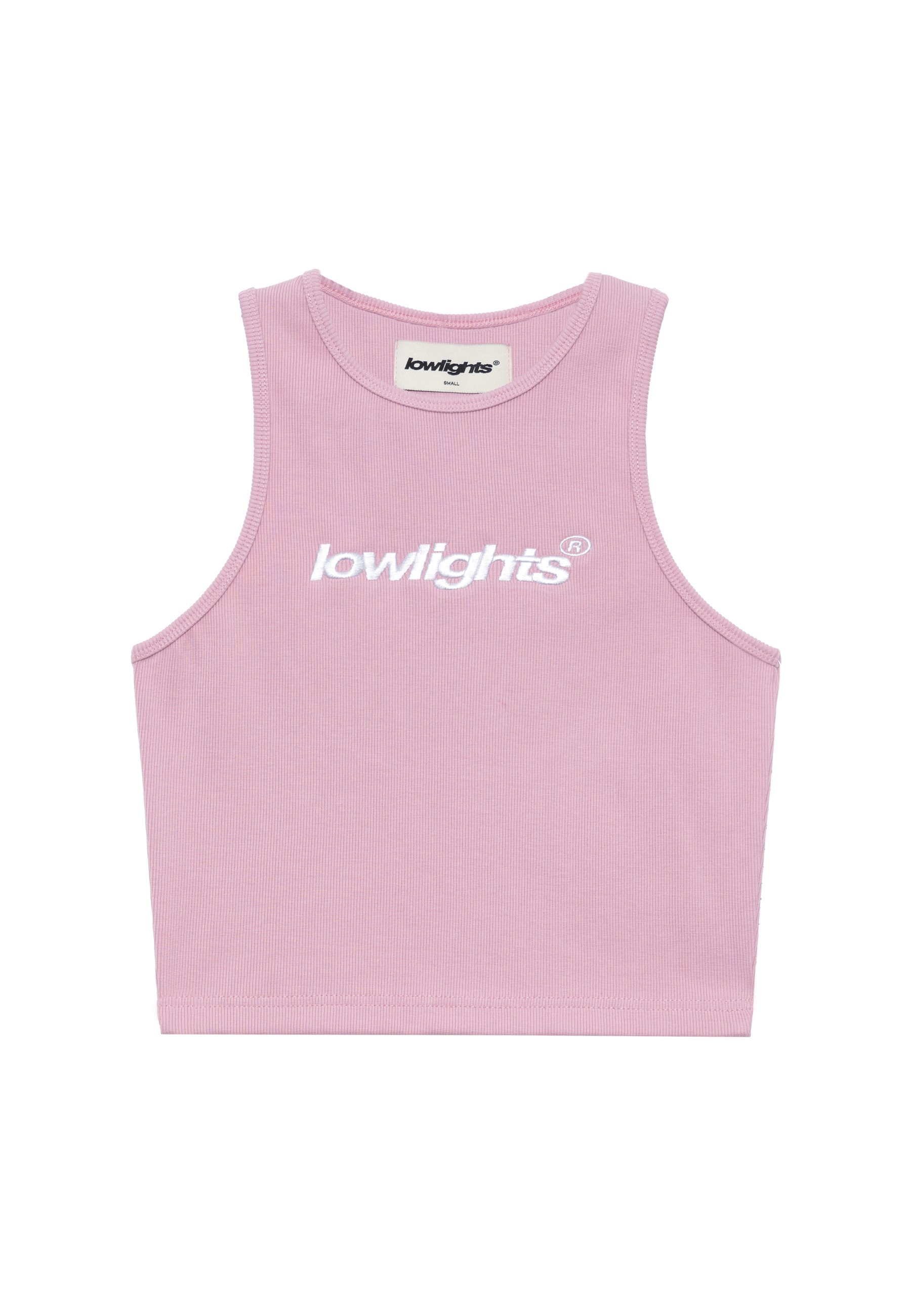 LOW LIGHTS STUDIOS® BASIC CROP - Top - pink - Zalando.co.uk