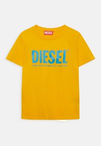 Diesel JUST LOGO UNISEX - Triko s potiskem - yellowish orange