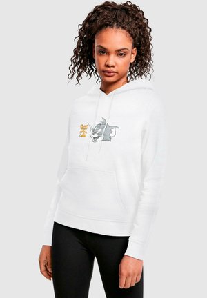 ABSOLUTE CULT TOM AND JERRY - SIMPLE HEADS  - Hoodie - white