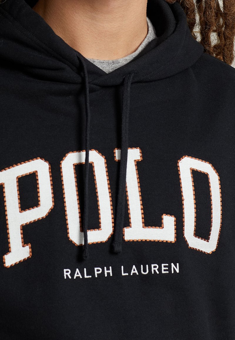 Polo Ralph Lauren HOOD LONG SLEEVE - Sudadera - black/negro - Zalando.es