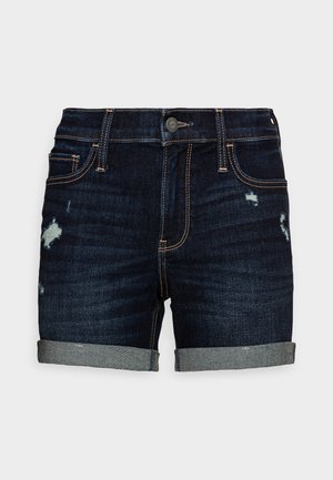 Hollister Co. DARK DEST ROLL - Jeansshort - medium wash