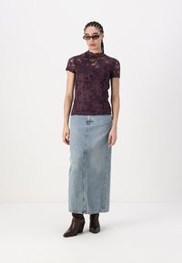 VILA VISTASIA - Bluza - plum perfect