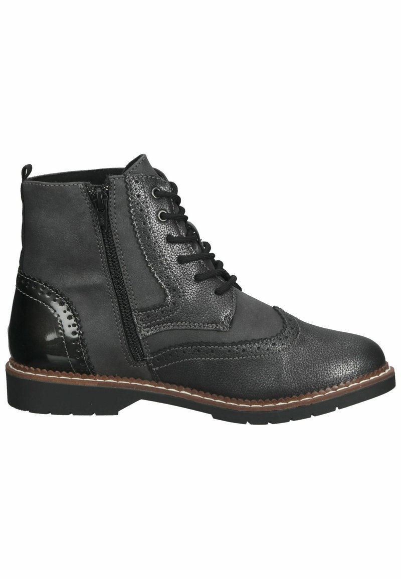 Damen Ankle Boots | s.Oliver Ankle Boot grey comb/grau - OO54910 Damen Ankle Boots | s.Oliver Ankle Boot grey comb/grau - OO54910