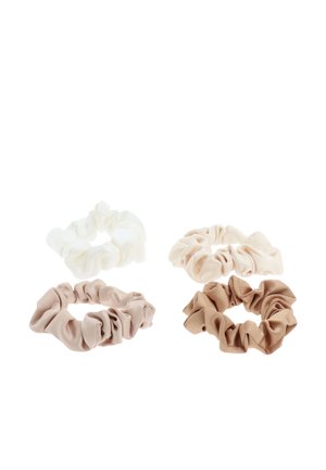4 PACK ELASTICO DI SCRUNCHIES - Accessoires cheveux - beige
