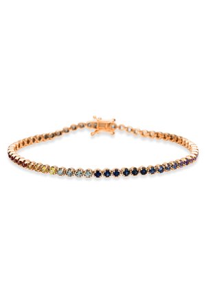 MUAU Schmuck ARMBAND SAFIR 3.03CT. - Bracelet - rot