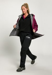 Ulla Popken HYPRAR MULTIFUNCTIONAL DURABLE INSET TREKKING - Broek - black
