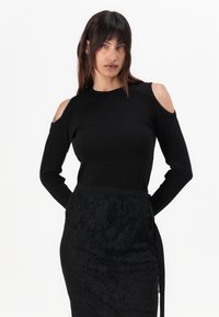 Pinko GALLETTA  - Puzdrová sukňa - nero limousine