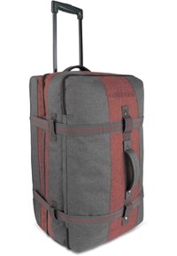 Normani MIT 4 KLEIDERTASCHEN - Kofferset - dunkelgrau rot