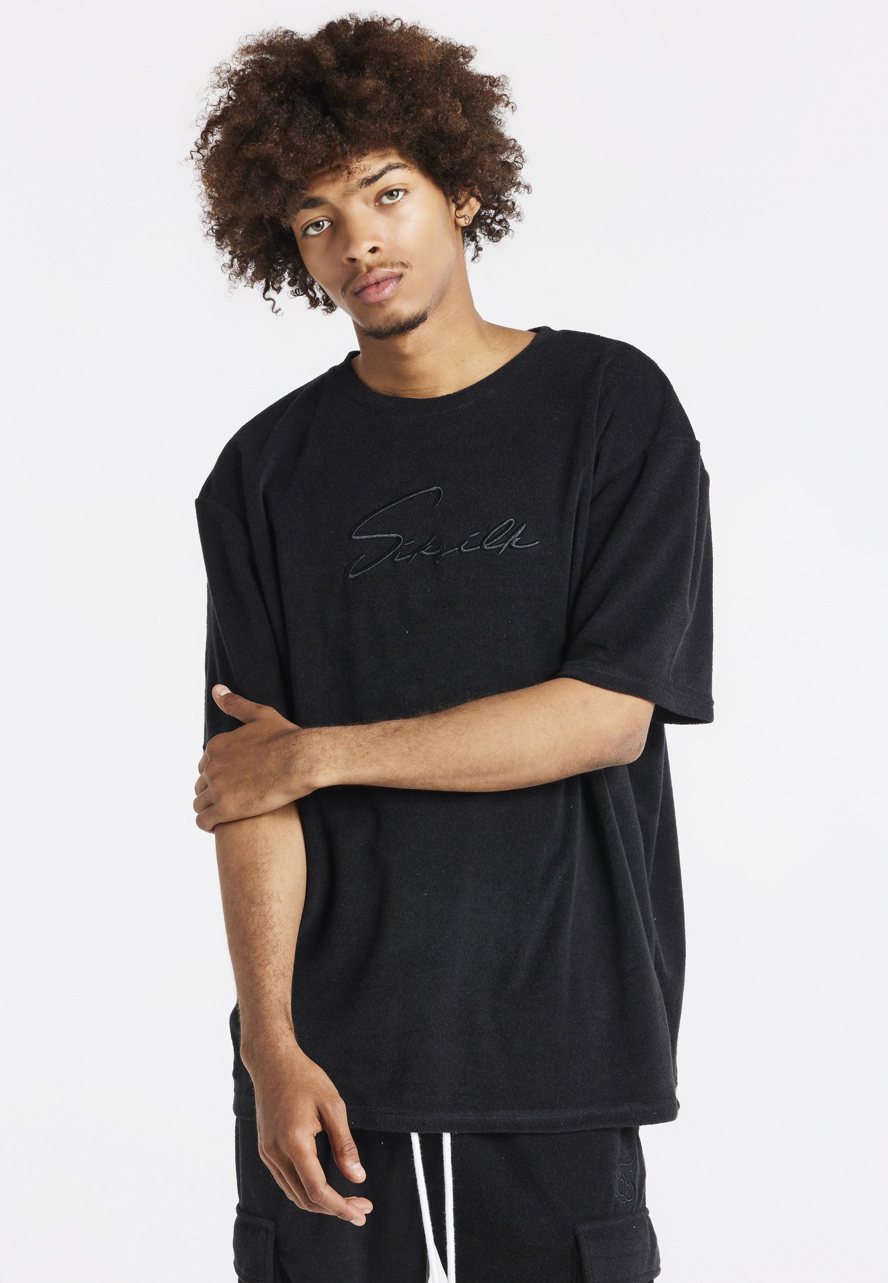 SIKSILK Camiseta estampada - black/negro - Zalando.es